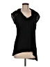 One September 100% Rayon Black Short Sleeve Top Size M - photo 1
