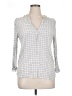 Ann Taylor LOFT 100% Rayon Gray 3/4 Sleeve Blouse Size XL - photo 1