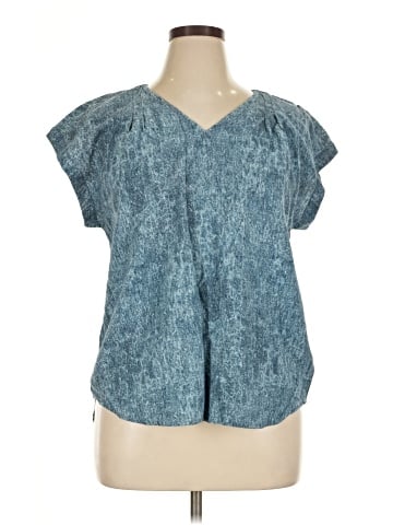 Simply Vera Vera Wang Short Sleeve Blouse (view 1)