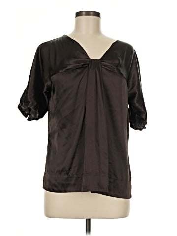 New York & Company Short Sleeve Blouse (view 1)
