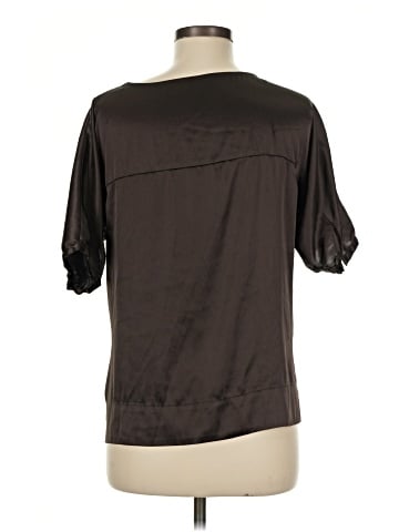 New York & Company Short Sleeve Blouse (view 2)