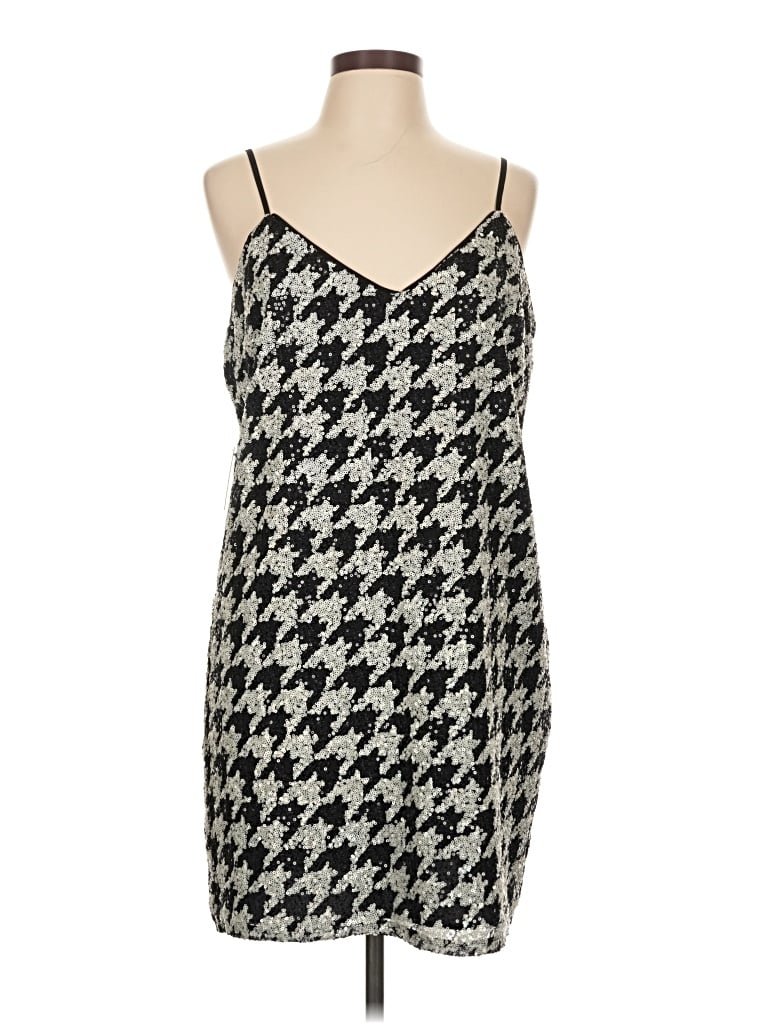 Pre-owned Express Casual Dress In Silver