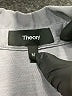 Theory Solid Gray Long Sleeve Button-Down Shirt Size M - photo 7
