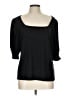 CeCe Black 3/4 Sleeve Top Size L - photo 1