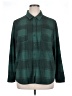 32 Degrees Plaid Green Long Sleeve Blouse Size XL - photo 1