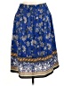 Bobeau Paisley Blue Casual Skirt Size M (estimated) - photo 1