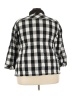 Torrid 100% Cotton Checkered-gingham Black Jacket Size 3X Plus (3) - photo 2