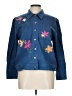 Alfred Dunner Blue Denim Jacket Size 12 Petite - photo 1