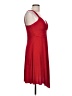 La Belle Solid Red Cocktail Dress Size L - photo 4