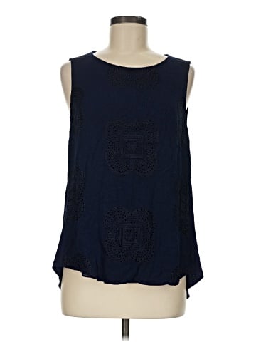 Pale Sky Sleeveless Blouse (view 1)