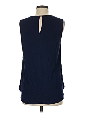 Pale Sky Sleeveless Blouse (view 2)