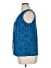 Roz & Ali Blue Sleeveless Blouse Size XL - photo 5
