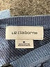 Liz Claiborne 100% Cotton Animal Print Blue Pullover Sweater Size M - photo 4