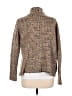 Peruvian Connection Tweed Brown Wool Cardigan Size M - photo 2