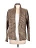 Peruvian Connection Tweed Brown Wool Cardigan Size M - photo 1
