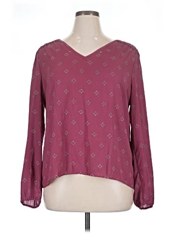 Ann Taylor LOFT Outlet Long Sleeve Blouse (view 1)