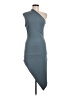 Assorted Brands Solid Gray Cocktail Dress Size M - photo 1