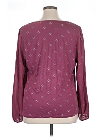 Ann Taylor LOFT Outlet Long Sleeve Blouse (view 2)