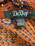 Bebop 100% Polyester Paisley Brown Long Sleeve Blouse Size L - photo 7