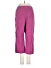 Erika 100% Cotton Purple Casual Pants Size S - photo 2