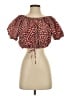 J.Crew 100% Cotton Red Short Sleeve Blouse Size S - photo 1