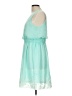 Charming Charlie 100% Polyester Teal Casual Dress Size L - photo 5