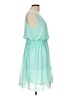 Charming Charlie 100% Polyester Teal Casual Dress Size L - photo 4