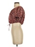J.Crew 100% Cotton Red Short Sleeve Blouse Size S - photo 5