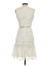 Aqua 100% Polyester Ivory Cocktail Dress Size S - photo 2