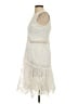 Aqua 100% Polyester Ivory Cocktail Dress Size S - photo 5