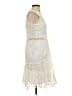 Aqua 100% Polyester Ivory Cocktail Dress Size S - photo 4