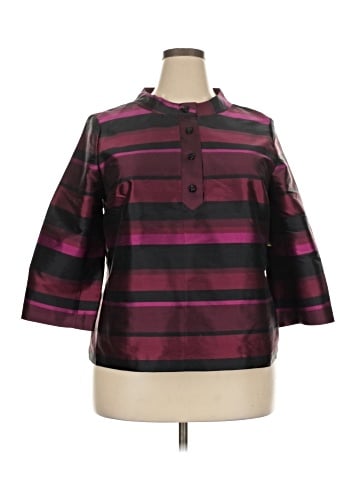 Talbots 3/4 Sleeve Button-Down Shirt (view 1)
