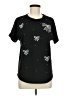 On Twelfth Stars Black Short Sleeve Top Size M - photo 1