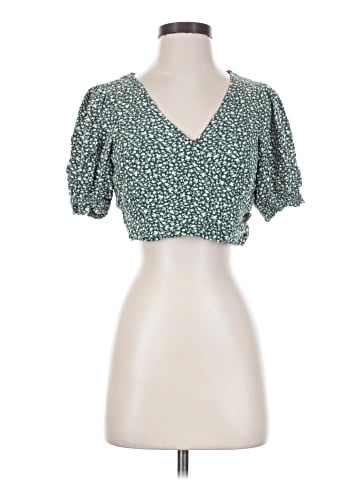 American Eagle Outfitters Short Sleeve Blouse (view 1)