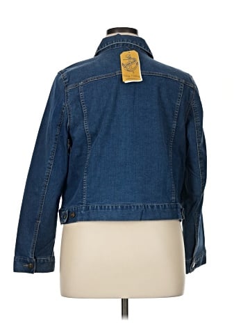 Woman Within Denim Jacket (view 2)