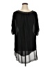 Soft Surroundings 100% Polyester Black Short Sleeve Blouse Size XL - photo 1