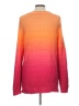 Chaps 100% Cotton Tie-dye Pink Pullover Sweater Size L - photo 2