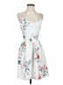 Monteau Floral White Cocktail Dress Size S - photo 1