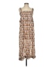 EDDY 100% Cotton Print Brown Tan Casual Dress Size XS - photo 1