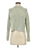 Vero Moda Metallic Green Turtleneck Sweater Size S - photo 1