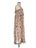 EDDY 100% Cotton Print Brown Tan Casual Dress Size XS - photo 4