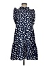 THML Polka Dots Blue Casual Dress Size S - photo 1