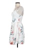 Monteau Floral White Cocktail Dress Size S - photo 5