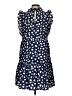 THML Polka Dots Blue Casual Dress Size S - photo 2