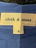 Cloth & Stone 100% Rayon Blue Long Sleeve Blouse Size S - photo 7