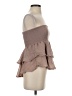 Shein 100% Polyester Brown Sleeveless Top Size 4 - photo 4