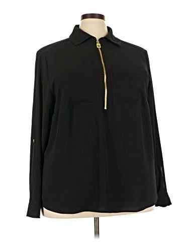 MICHAEL Michael Kors Long Sleeve Blouse (view 1)