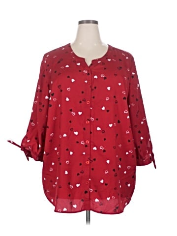 Catherines 3/4 Sleeve Blouse (view 1)