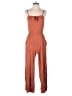 Roxy Solid Brown Jumpsuit Size M - photo 1