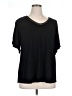 H By Halston Black Short Sleeve Top Size XL - photo 1